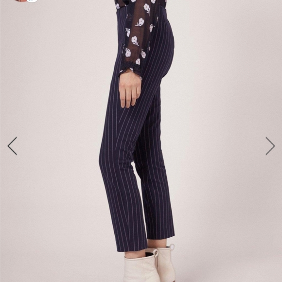 Rag & Bone Simone Pinstripe Pant - Picture 3 of 11